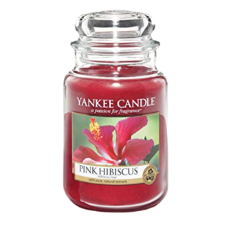 Pink Hibiscus - Large Jar